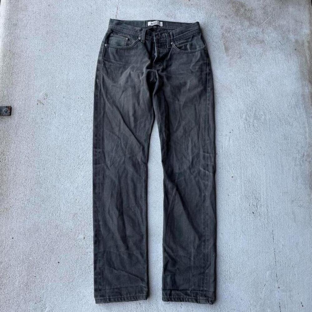 Naked & famous black selvedge pants 29x32